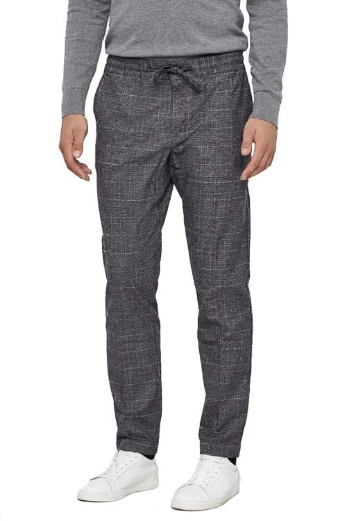 SPODNIE ACTIVE PANT WOOL MIX CHECK