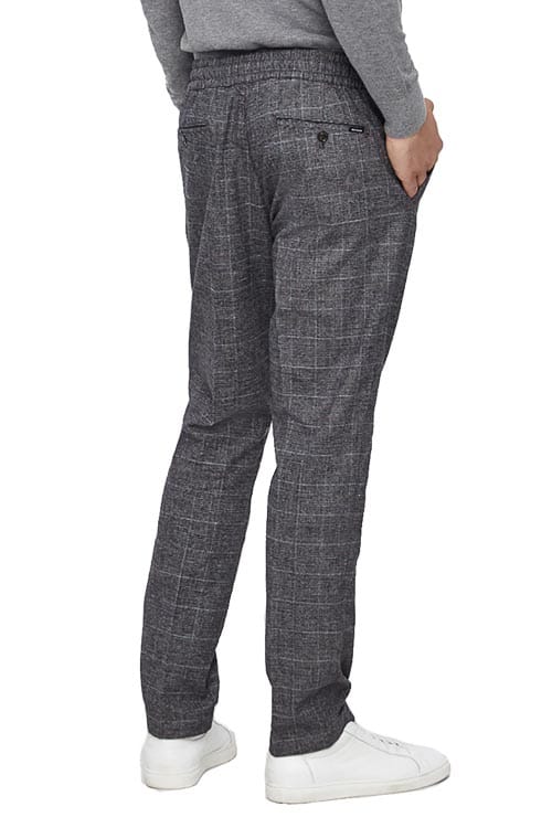 SPODNIE ACTIVE PANT WOOL MIX CHECK